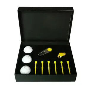Logotipo personalizado Golf Divot Repair Tool Kit Pitchfork Hat Clip Golf Tees para homens Mulheres Golf Set Business Gift