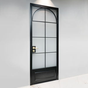 Porte à battants personnalisée <span class=keywords><strong>de</strong></span> luxe moderne rétro à double vitrage pour intérieur/extérieur, hôtel, villa, jardin, <span class=keywords><strong>salle</strong></span> <span class=keywords><strong>de</strong></span> <span class=keywords><strong>bain</strong></span>, entrée, hall - Product Image 5