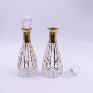 Nouvelle forme ronde plate originale personnalisée 120ml poli Oud Attar bouteille pour <span class=keywords><strong>Luzi</strong></span> parfum huile Attar bouteille en verre pour hommes et femmes - Product Image 3