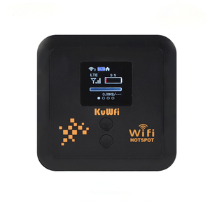 Kuwfi Dual Sim 4G + Pocket Wifi cat12 4G LTE Router không dây RJ45 1200Mbps mở khóa 4G router với khe cắm thẻ Sim - Product Image 1