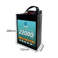 Livraison express inspection du circuit de photographie aérienne 10C 22000mAh 14S 51.8V batterie drone