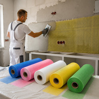 Maille en fibre de verre résistante aux alcalis de l'usine chinoise Lingyun, 160g 10x10mm, pour l'isolation des murs extérieurs ETICS EIFS