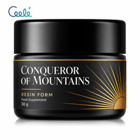 Résine de Shilajit Liquide Pure Naturelle Qualité Or OEM 30g/50g – Acide Fulvique Pur de l'Himalaya à Marque Privée Haute Pureté
