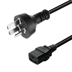 Australian/AU Electric Supply AS / NZS 3112 3 Pin C13 AC Black Cable Plug Power Cord For Hair Dryer Laptop