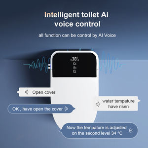 Toilette Intelligente Automatique en Céramique de Qualité Supérieure, Montée au Sol, avec Affichage LED HD, Télécommande Intelligente et <span class=keywords><strong>Prix</strong></span> Abordable - Product Image 5