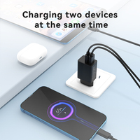 Prise européenne 5Volt 1000mA 2000mA 2100mA 2400mA 2500mA Chargeur double port USB avec CE CB ROHS REACH
