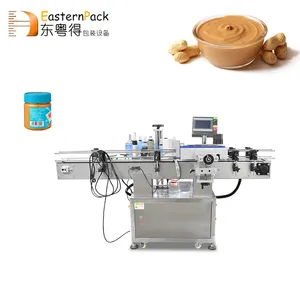 Fully Automatic Label Mini Machine For Dress Bucket Labeling Shipping Printing Flat Bottle Automatic Labeling Machines