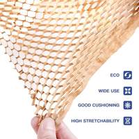 GDCX – rouleau de papier artisanal recyclé en nid d'abeille, blanc, Kraft, pour emballage cadeau, Oem