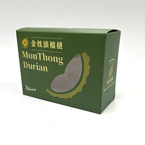 Nueva caja de papel recubierta de embalaje de alimentos con impresión en color personalizada popular elegante con ventana - Product Image 4