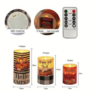 Ensemble de bougies LED sans flamme à effet vacillant, fonctionnant sur piles, en acrylique gris, avec télécommande et minuterie, pour la maison et le bar - Product Image 2