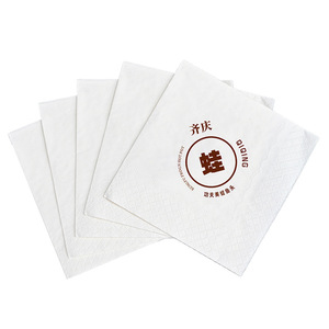 Servilletas de papel personalizadas con logo, 2 capas, pulpa de madera virgen, impresas para restaurantes y hoteles - Product Image 1