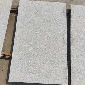 Azulejos de suelo de granito para exteriores, pavimento de granito blanco martillado, G603