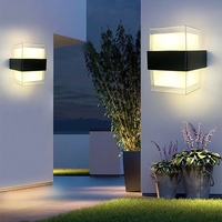 Applique murale LED extérieure étanche moderne pour jardin, patio, villa, décoration de maison