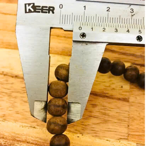 Bracelet en bois d'agar naturel de qualité supérieure 108 perles 6.8mm bâtons d'encens personnalisés bâtons de bambou du Vietnam bracelets à maillons de chaîne de mode - Product Image 3