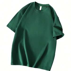 Camiseta Personalizada para Hombre, 100% Algodón Grueso, 260 Gramos, Corte Holgado, Estampado Serigrafiado, Diseño Sólido, Estilo Tejido, Antiarrugas - Product Image 2