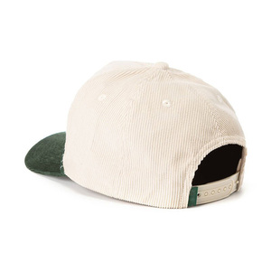 Casquettes de baseball classiques en velours côtelé à 5 panneaux pour sports de plein air, style streetwear, avec logo brodé et cordon en velours côtelé personnalisé - Product Image 2