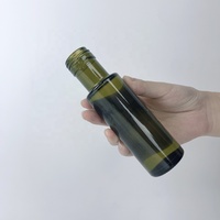 100ml 250ml 500ml 750ml Bouteille marasca en verre vert foncé pour huile d'olive