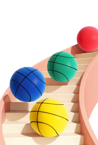 Pelota Deportiva de Espuma de Alta Densidad, Lavable, Elástica, Silenciosa, para Entrenamiento en Interiores para Niños, Pelota de Baloncesto Silenciosa, Venta al Por Mayor - Product Image 2