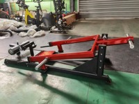 Machine à Squat et à Lunge à Charge de Plaques, Extension de Jambes Unilatérale Réglable, Multifonction pour le Bas du Corps, Usage Commercial en Salle de Sport