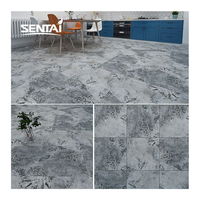 Carreaux de céramique blancs moins chers, revêtement de sol en Pvc par Sublimation pour la décoration