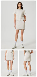 Venta al por mayor Faldas atléticas de las mujeres Calidad Transpirable Ropa deportiva Bolsillos con cordón Casual Deportes Golf Tenis Falda Adultos - Product Image 3