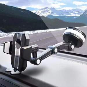 2026 Universal High Quality Waterproof Rotatable Retractable Gravity Car 360 Degree Adjustable Suction Cup Base Phone Holder - Product Image 5