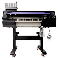 Impresora de Inyección de Tinta DTF Calca Nueva de 24 Pulgadas (600 mm) con Cabezales de Impresión Dobles I3200-A1 para Impresión Directa en Película Flexible, Camisetas, Telas y Transferencia de Impresión