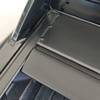 Couverture de benne rétractable en aluminium à installation rapide - 5,5 pieds, couvercle à enrouleur imperméable pour Ford F-150, Toyota Tundra, Volkswagen Amarok