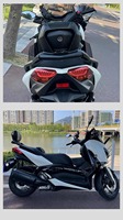 Pour Yamaha Xmax 250 Xmax 300 Accessoires 2017-2026 Porte-bagages arrière de moto Support de top-case Xmax300 Dossier de selle
