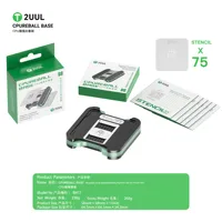 Plateforme de reboulage magnétique double face 2UUL BH17 CPU Reball Base, gabarit CPU 75 pièces/ensemble pour réparation de CPU Android EMMC+RAM