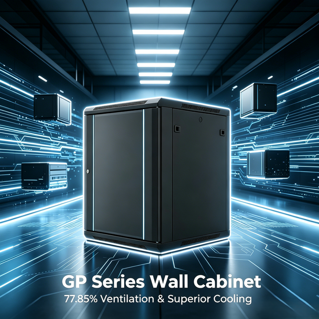Wall Mount Network Cabinet 19 Inch 450mm 600mm Deepth Server Rack Enclosure 4U-27U with Lock for Data Center
