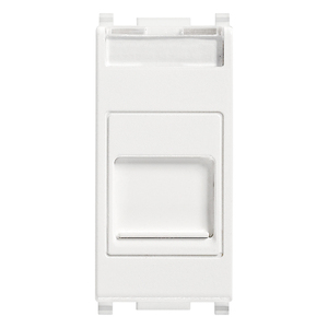 Enchufe Rj11 6/4 con Cubierta Blanca de 5.3 cm de Alto, 5.1 cm de Largo y 2.8 cm de Ancho - Product Image 1