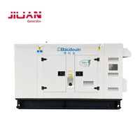 Groupe électrogène diesel silencieux de type 220 KW 275 KVA de Guangzhou OEM alimenté par un moteur Bauduin 6M16G275/5 250 KVA 200 KW
