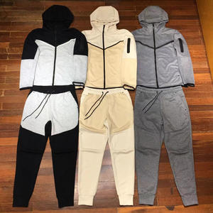 2025 en kaliteli malzeme teknoloji polar erkek eşofman moda lüks marka adam Joggers Suit 2 adet erkekler Hoodie ve pantolon - Product Image 5
