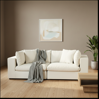 Ensemble de canapés de loisirs Nisco, moderne, élégant, en tissu de haute qualité - Confortable et durable pour les halls d'hôtel, les salons et les chambres à coucher