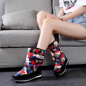 <span class=keywords><strong>Botas</strong></span> de Nieve de Invierno <span class=keywords><strong>para</strong></span> Hombre y <span class=keywords><strong>Mujer</strong></span>, Negras, Camuflaje, Forro de Piel Largo, Media Caña, Impermeables, Duraderas, Talla Grande, Venta al por Mayor, Envío Directo - Product Image 3