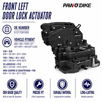 Actionneur de serrure de porte avant gauche OE 51217281935 pour BMW 2 F45 F46 5 G30 G31 F90 6 G32 Pièces de rechange pour véhicules en gros