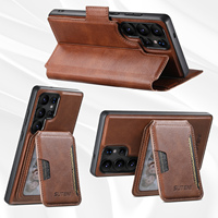 Étui portefeuille magnétique SUTENI pour Samsung S26 Ultra avec support de chargement sans fil et porte-cartes en similicuir pour S25 S24 S23