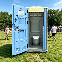 Toilettes portables en matériau HDPE écologique résistant aux UV pour événements extérieurs, construction et interventions d'urgence