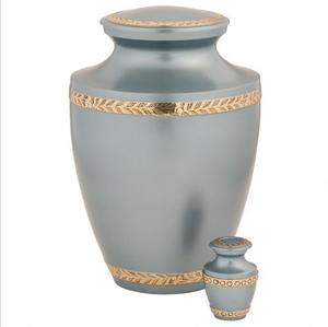 Urne de crémation en métal la plus exigeante avec conception de sculpture à la main pour les services funéraires Urne funéraire Premium Pure Funeral Memorial Keepsake Ashes - Product Image 3