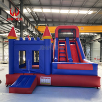 Château gonflable pour enfants, très populaire, avec toboggan, jeux gonflables d'extérieur