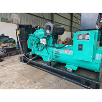Generatore Diesel Usato 200KVA a Stile Aperto con ATS, Generatore Magnetico Autopropulso, Elettricità Gratuita, Frequenza 50/60Hz, Gruppo Elettrogeno 160KW