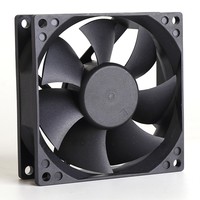 Ventilateur axial compact 80x80x25mm pour boîtier PC, armoire serveur et équipement électronique