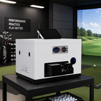Mesin Cetak UV Flatbed Otomatis untuk Bola Golf dengan Pemutar 360 Derajat untuk Bola dan Piala Turnamen Kustom Toko SK-GFR