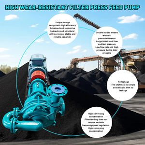<span class=keywords><strong>Pompe</strong></span> de chargement pour presse à filtre centrifuge, résistante à la corrosion, <span class=keywords><strong>pompe</strong></span> à boues professionnelle pour système de presse à filtre de centrale de lavage du charbon - Product Image 6