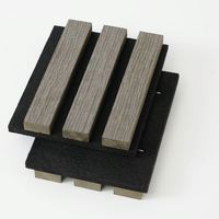Panneaux acoustiques en lattes de bois pour l'insonorisation, panneaux muraux avec dos en feutre noir pour la maison, le bureau, l'enregistrement et l'utilisation en studio