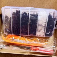 HE26 100 pièces – Clips de fixation en plastique pour garnitures de carrosserie, pare-chocs et panneaux de porte de voiture – Assortiment automobile
