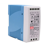 MEAN WELL MDR-60-24 MDR-60-12 MDR-60-5 MDR-60-48 60W 5V 12V 24V 48V, entrée 85-264VAC, alimentation industrielle économique sur rail DIN
