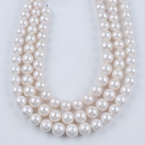 Zhuji Pearl Wholesale 11-13mm Natural Freshwater White Round <b>Beads</b> Loose Edison Pearls for DIY Necklace <b>Bracelet</b> - Product Image 5