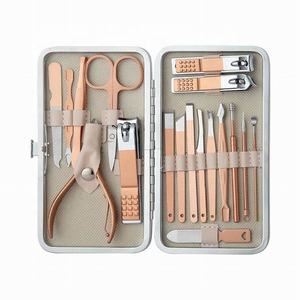 Diseño Maquillaje <span class=keywords><strong>Regalos</strong></span> Original Venta al por mayor Negocio <span class=keywords><strong>para</strong></span> <span class=keywords><strong>invitados</strong></span> 18 piezas en 1 Juego 15,5X8,5 Cm Caja de color Durable Limpieza Gua - Product Image 4